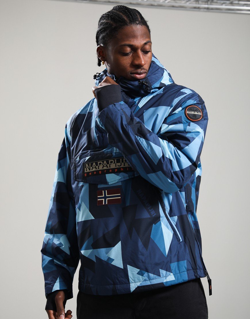 Napapijri Rainforest Next All Over Print Anorak Jacket Fancy Mount FXD