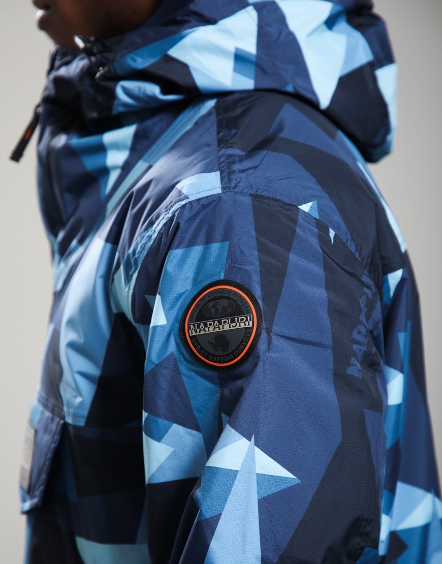 Napapijri Rainforest Next All Over Print Anorak Jacket Fancy Mount FXD