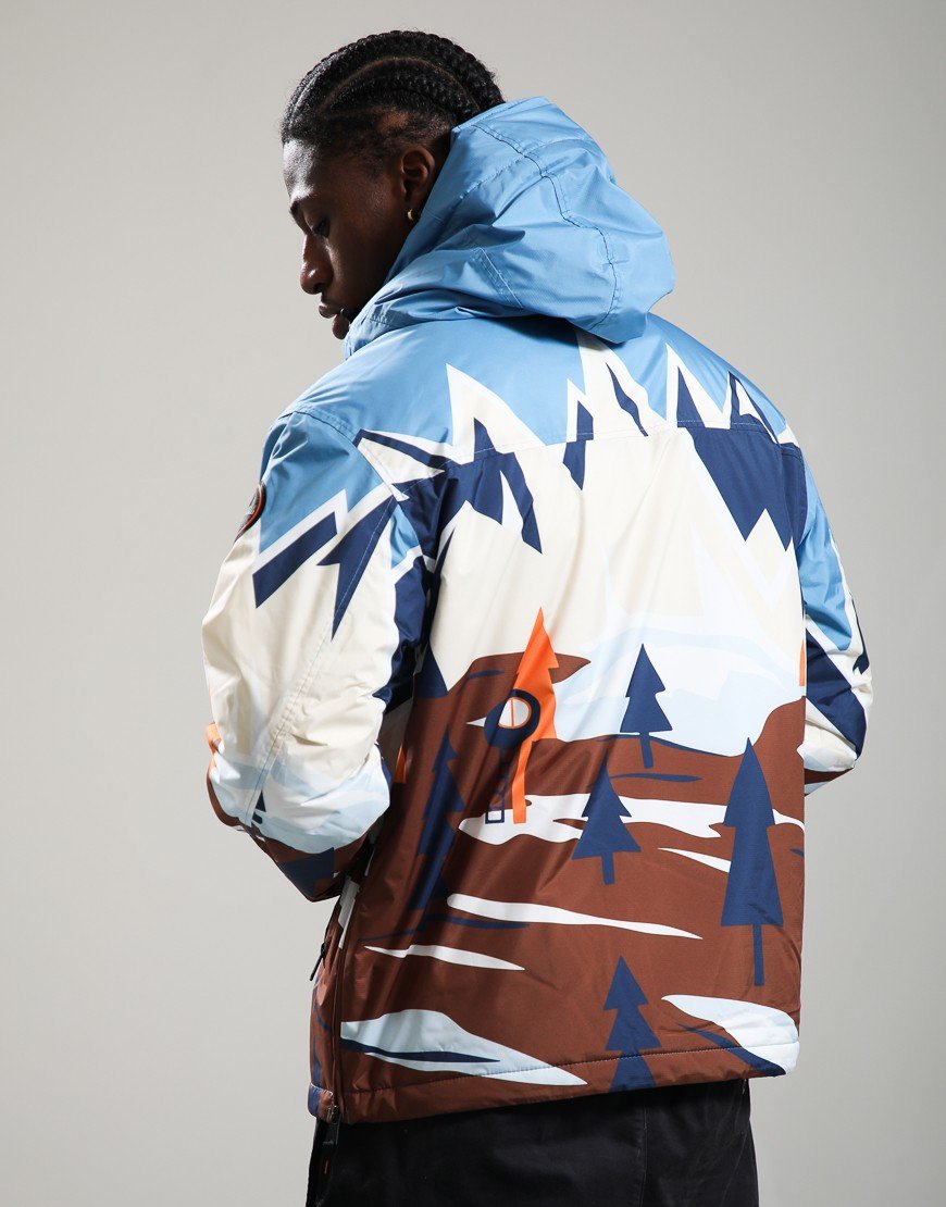 Napapijri Rainforest Next All Over Print Anorak Jacket Multicolour FDX