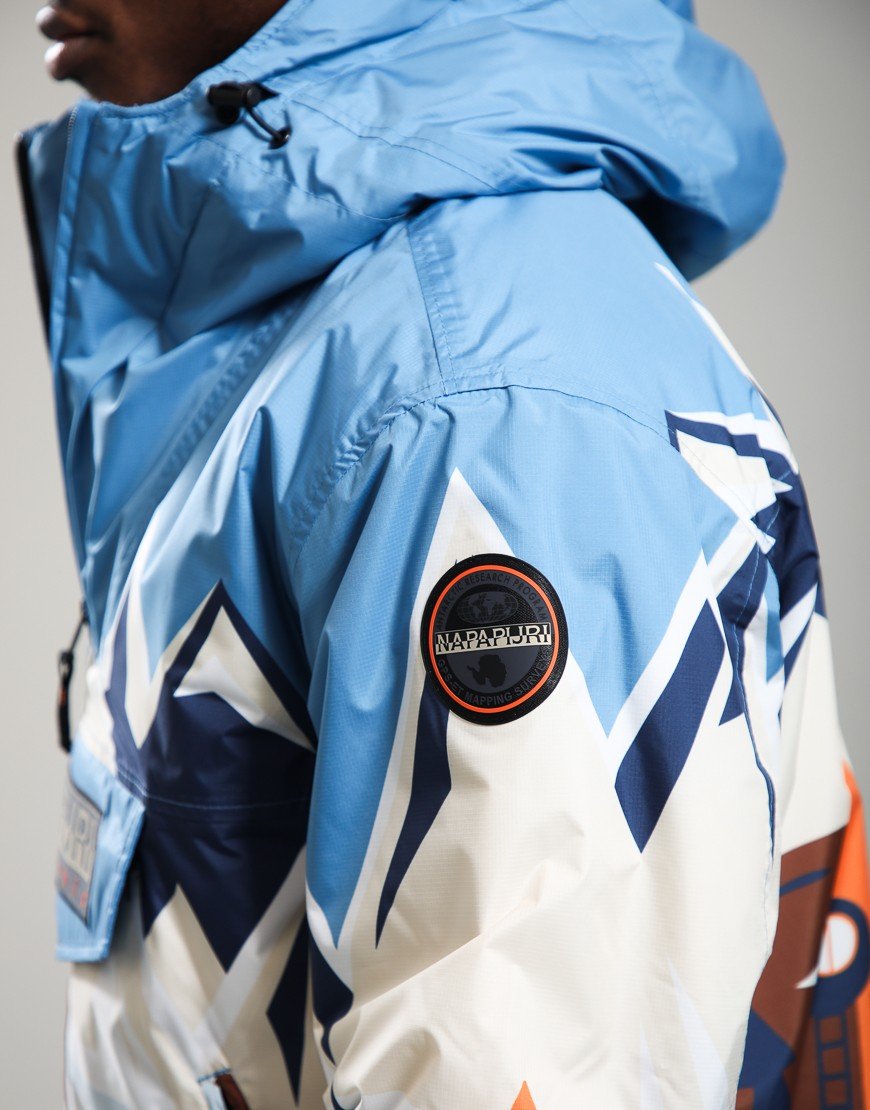 Napapijri Rainforest Next All Over Print Anorak Jacket Multicolour FDX