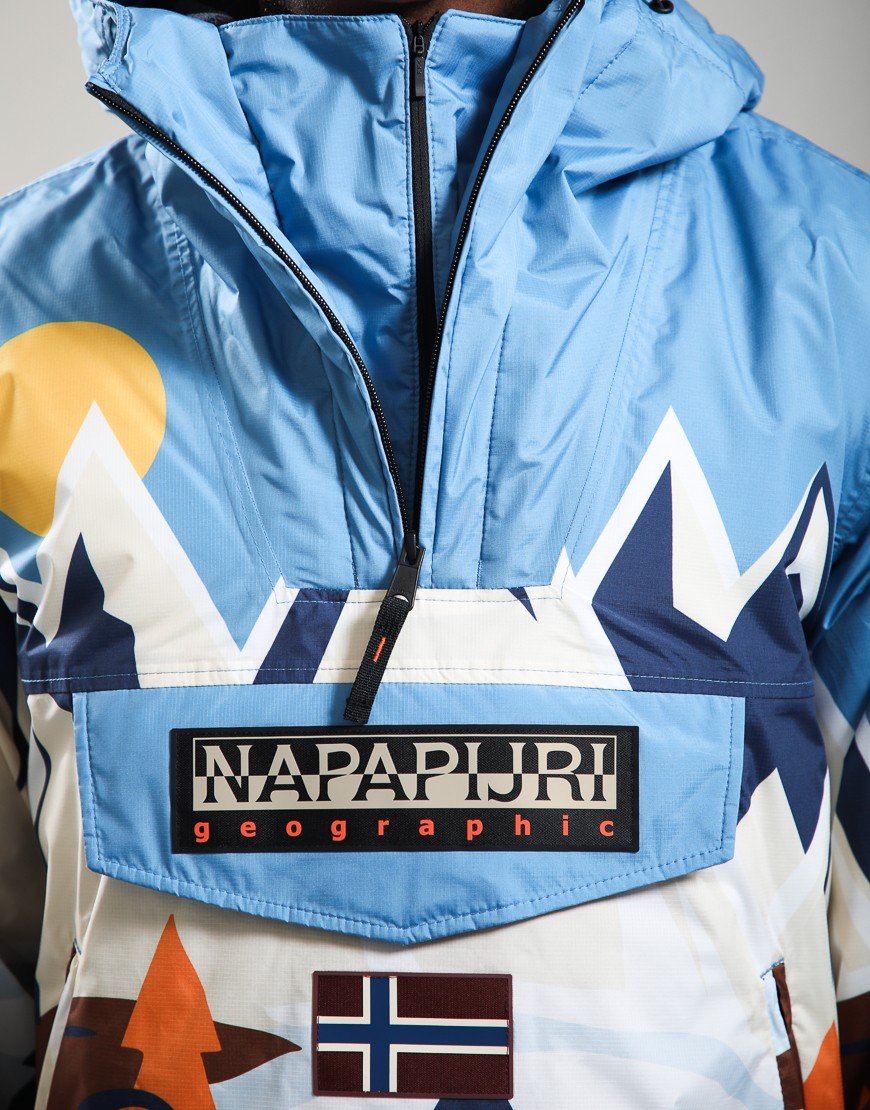 Napapijri Rainforest Next All Over Print Anorak Jacket Multicolour FDX