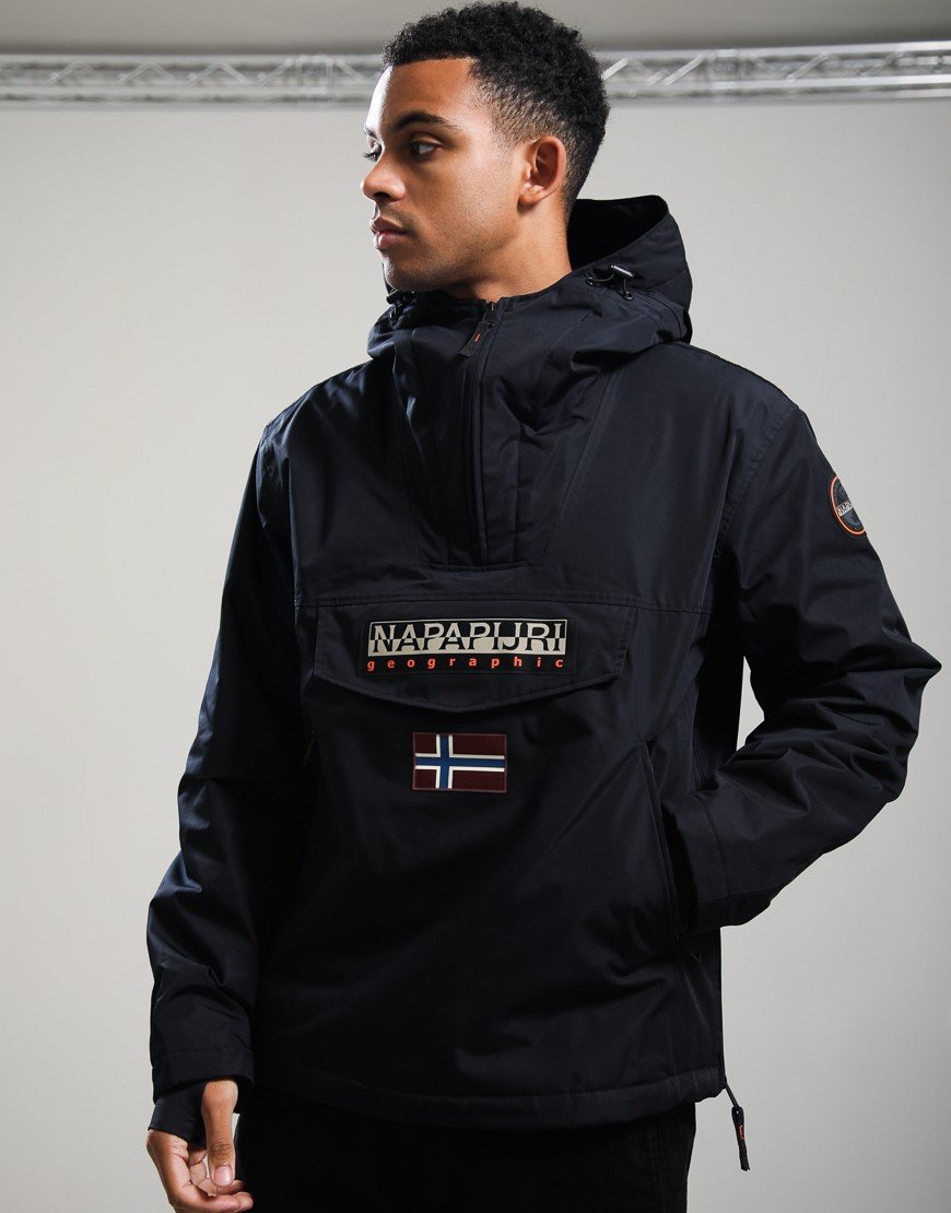 Napapijri Rainforest Next Winter Anorak Jacket Black Beauty