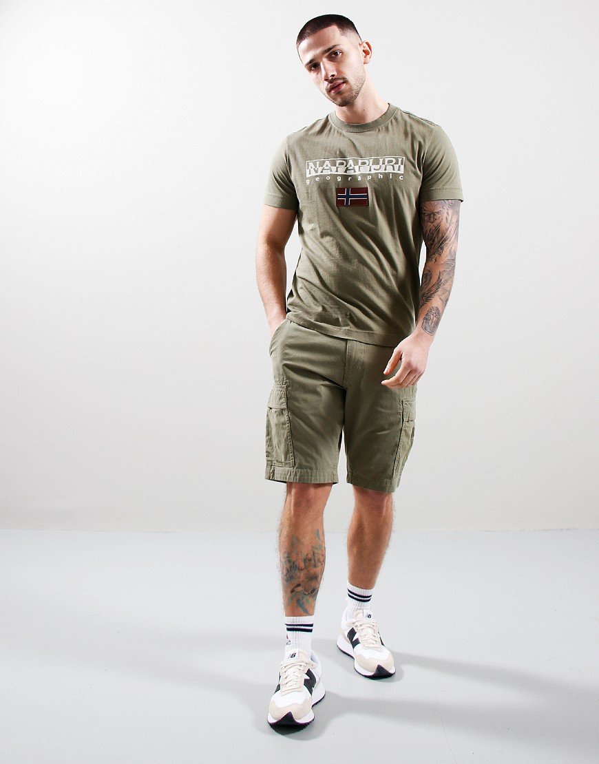 Napapijri S-Ayas T-Shirt Green Lichen