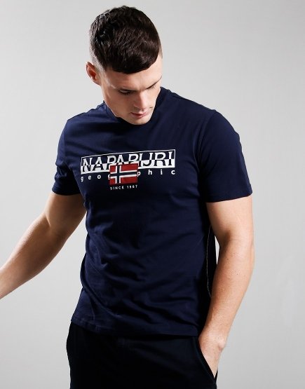 Napapijri S-Aylmer T-Shirt  Blu Marine