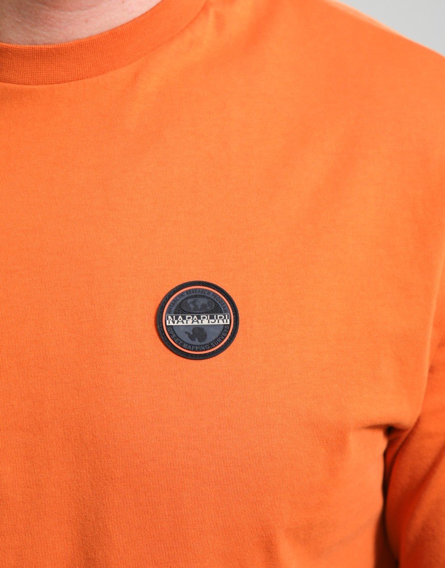 Napapijri S-Badge T-Shirt Gold Flame Awq