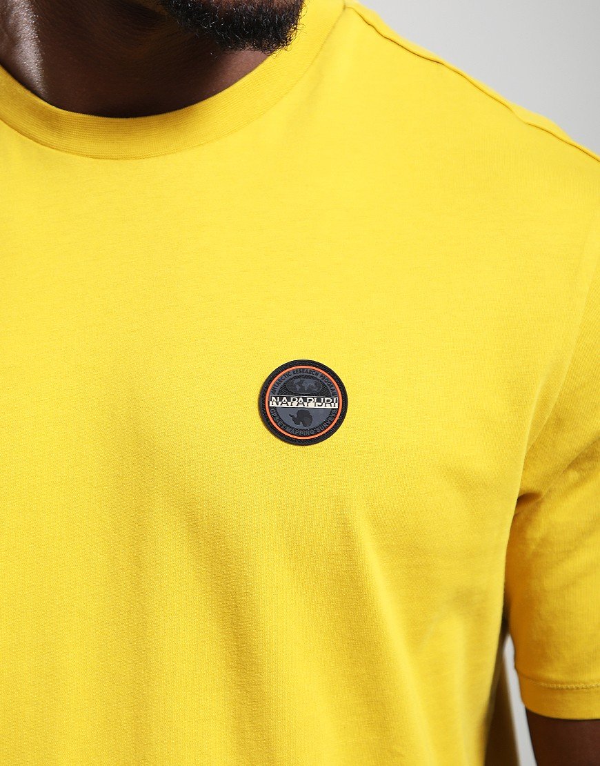 Napapijri S-Badge T-Shirt Gold Flake
