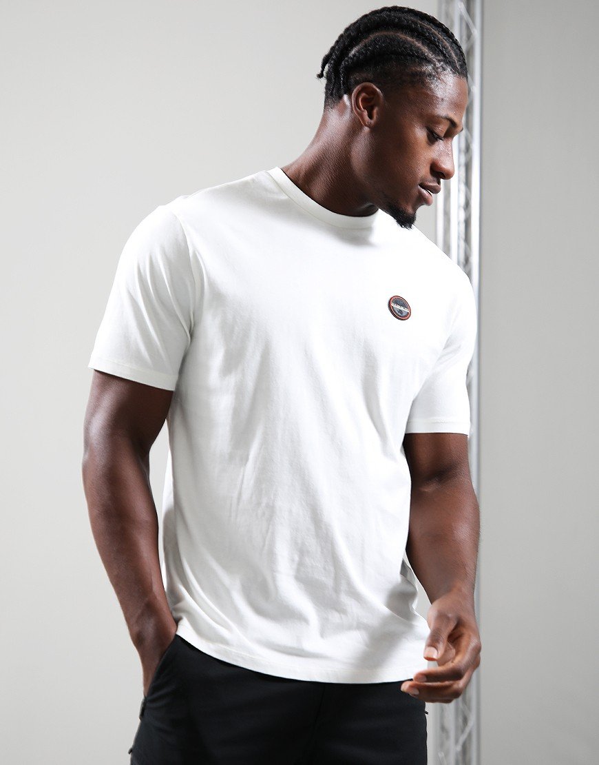 Napapijri S-Badge T-Shirt White Heron