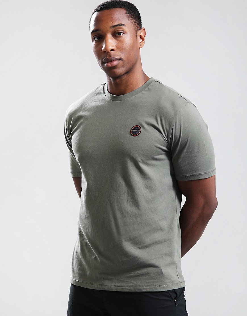 Napapijri S-Badge T-Shirt Tea Leaf