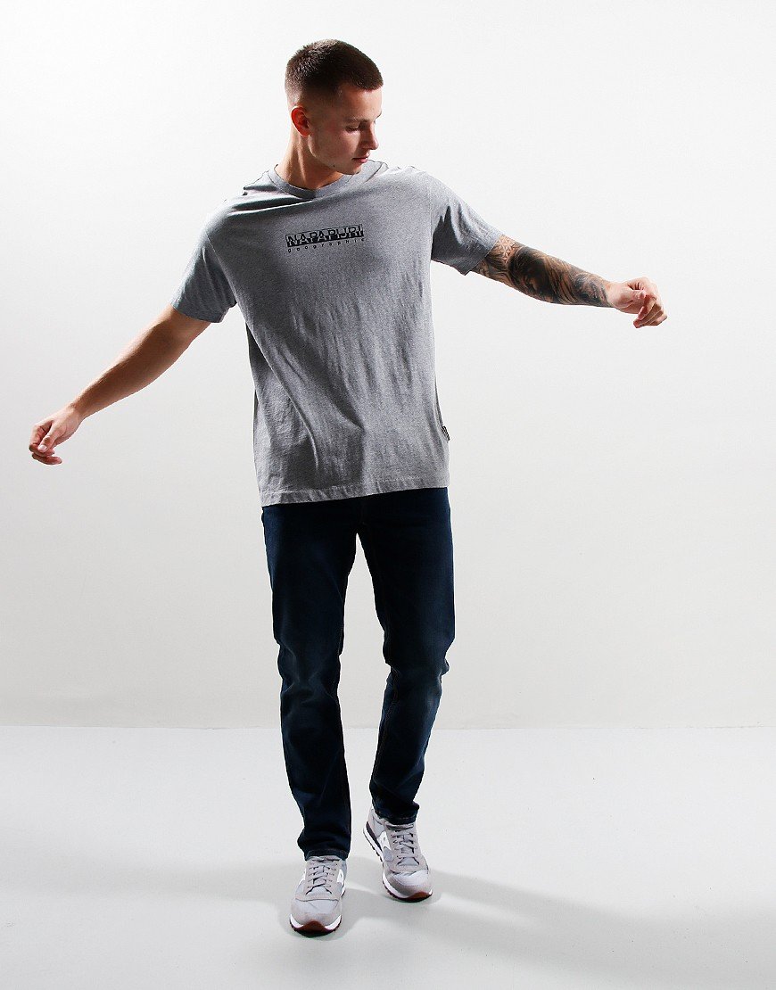Napapijri S-Box 4 T-Shirt Medium Grey Melange
