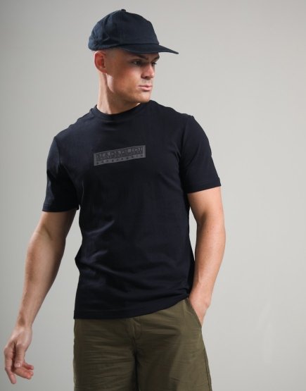 Napapijri S-Box Logo T-Shirt Black Beauty