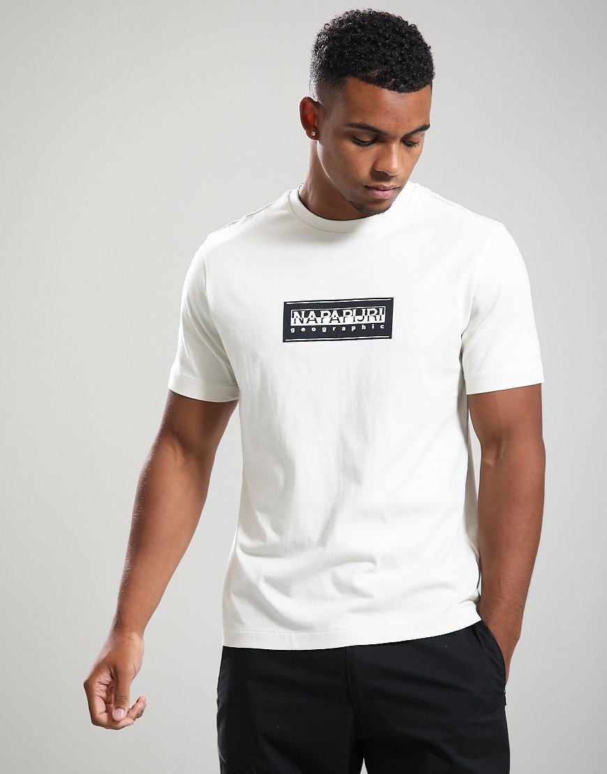 Napapijri S-Box Logo T-Shirt Beige Dimity