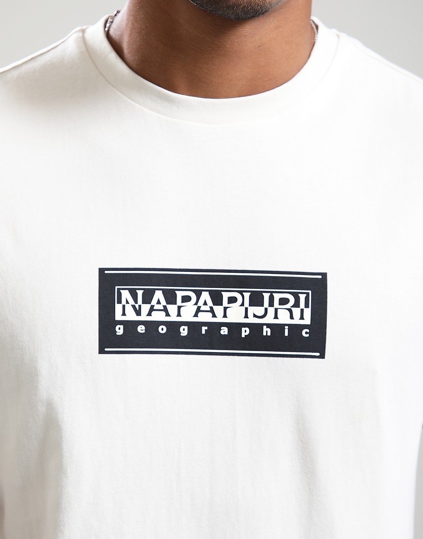 Napapijri S-Box Logo T-Shirt Beige Dimity