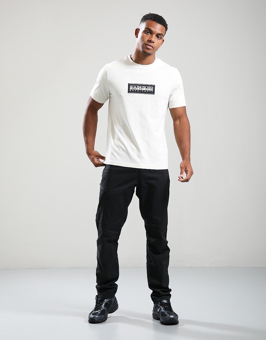 Napapijri S-Box Logo T-Shirt Beige Dimity