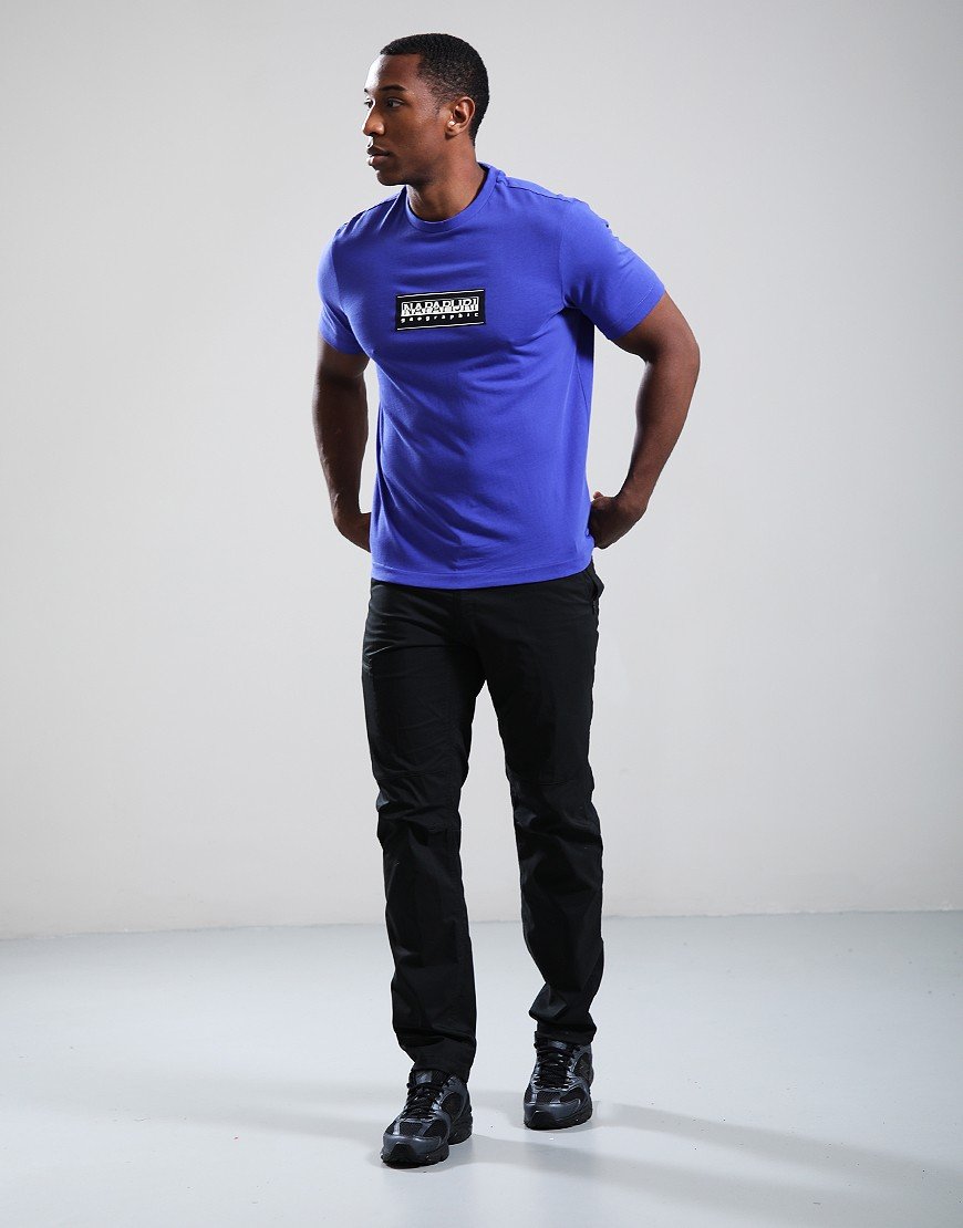 Napapijri S-Box Logo T-Shirt Royal Blue B3B