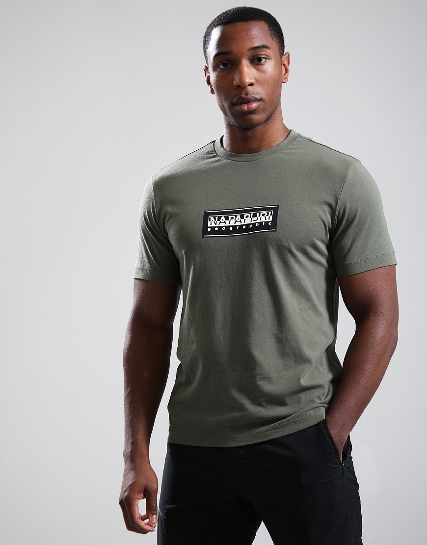 Napapijri S-Box Logo T-Shirt Tea Leaf G0A