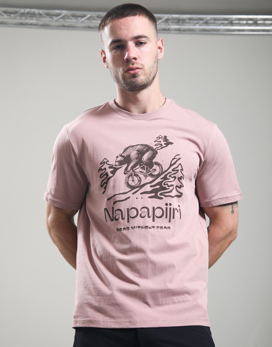 Napapijri S-Cabin T-Shirt Pink Woodrose