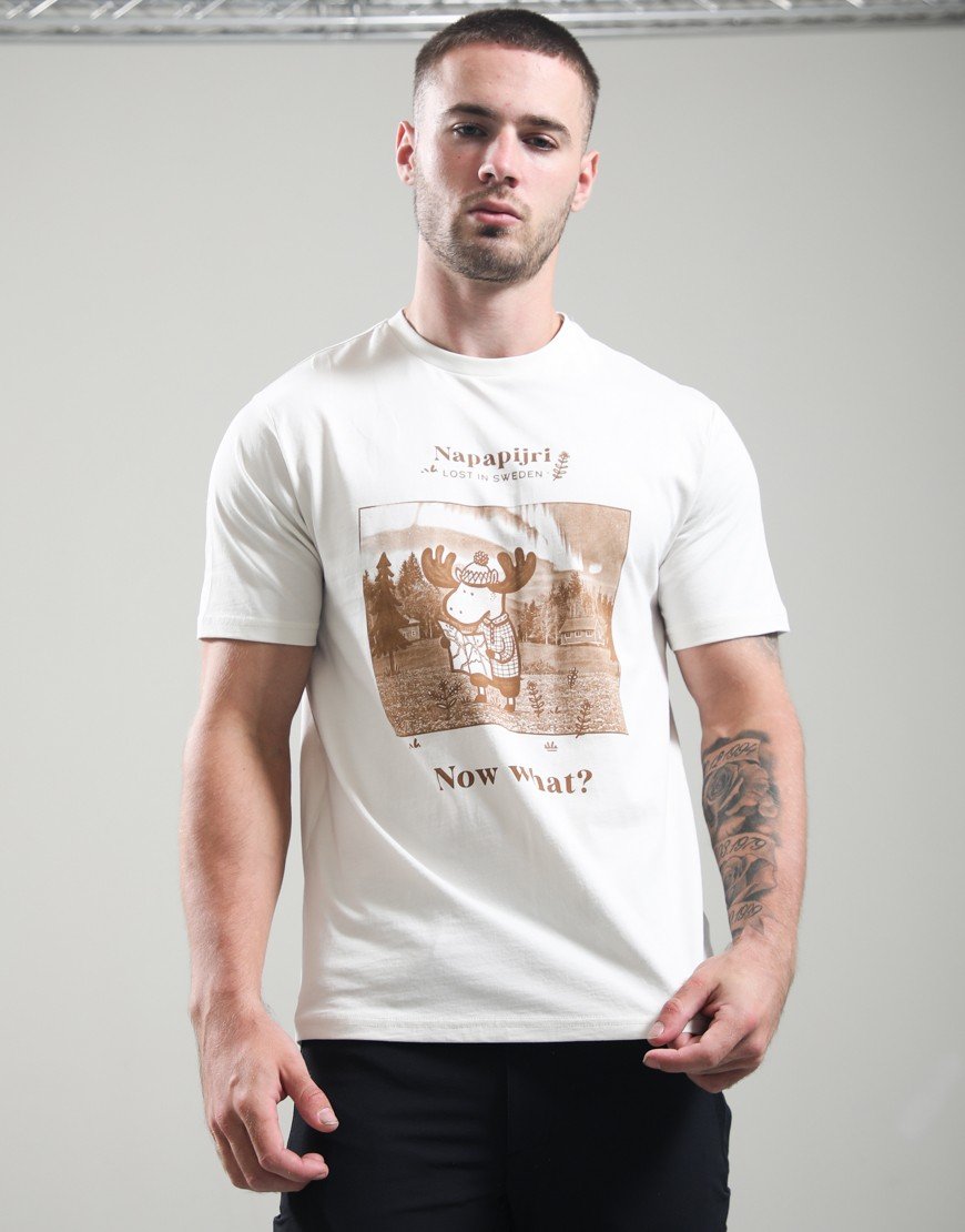 Napapijri S-Cabin T-Shirt White Whisper