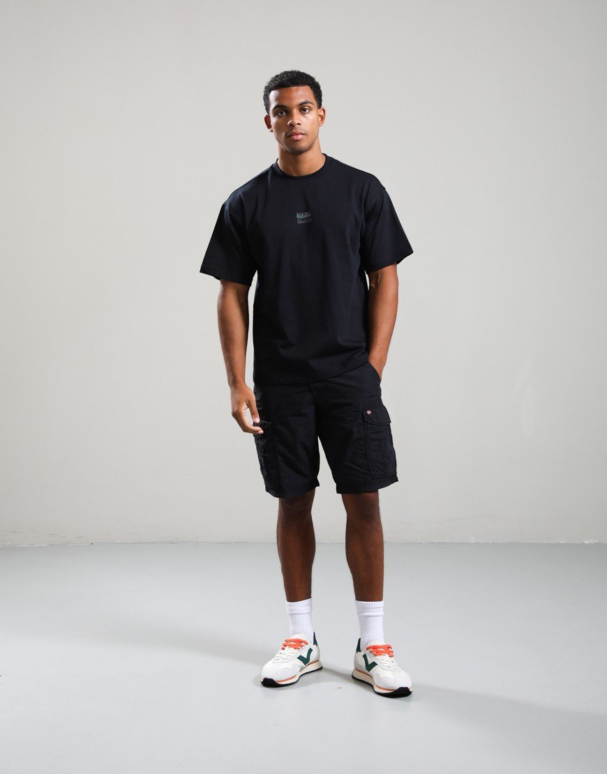 Napapijri S-Elevated Logo T-Shirt Black Beauty