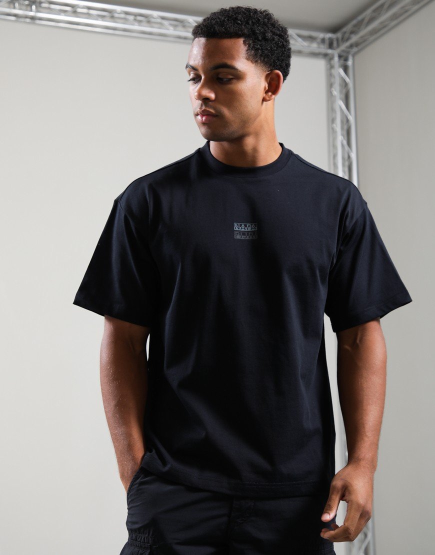 Napapijri S-Elevated Logo T-Shirt Black Beauty