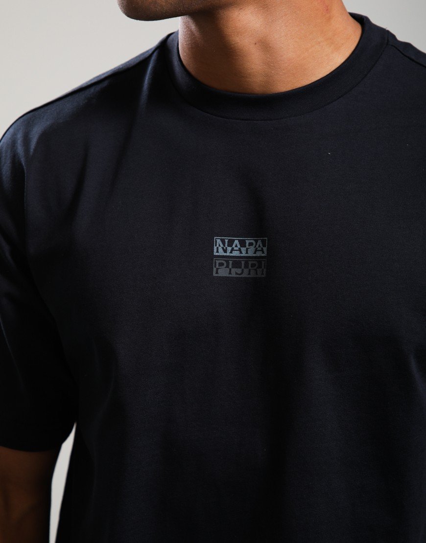 Napapijri S-Elevated Logo T-Shirt Black Beauty