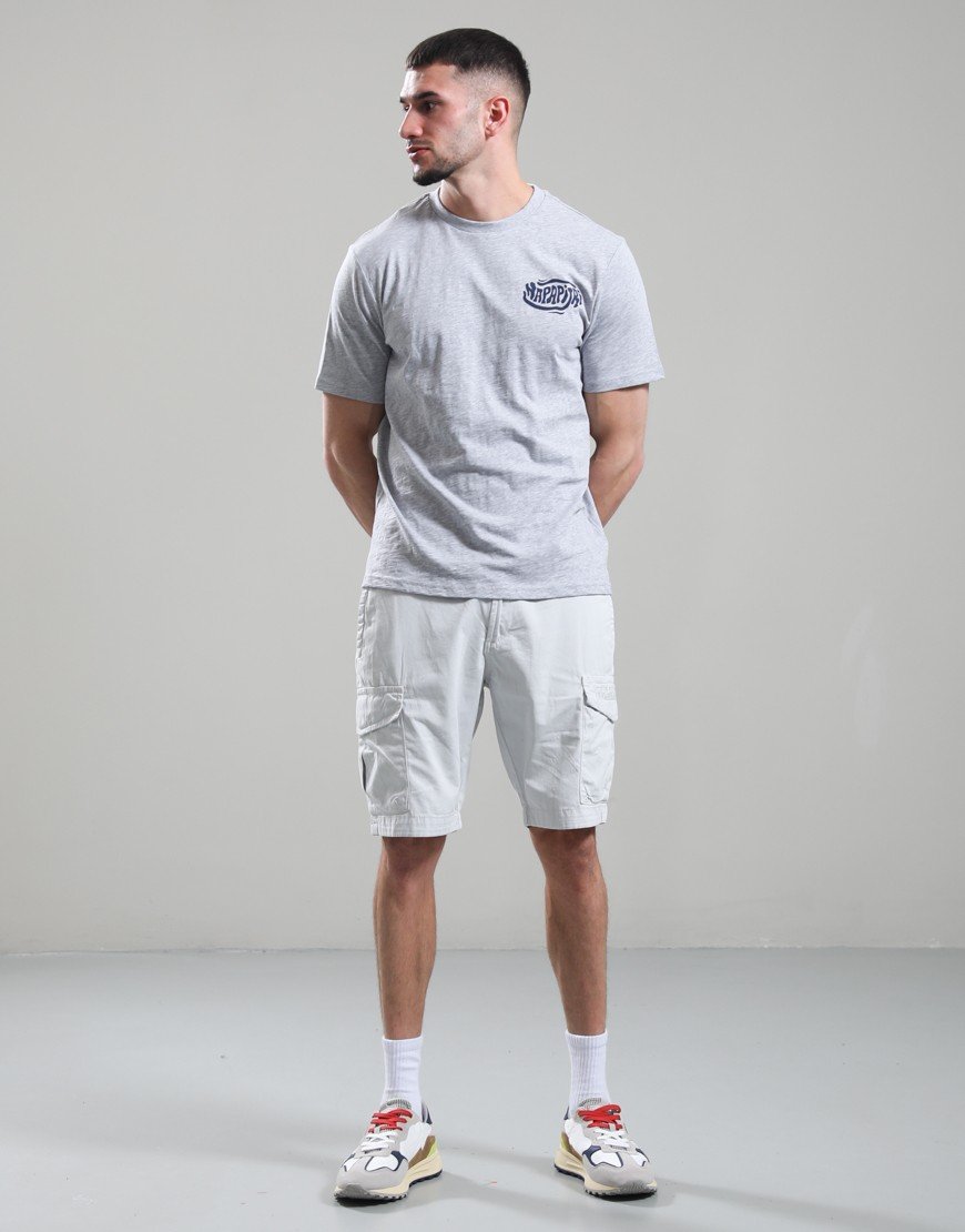 Napapijri S-Elior T-Shirt Light Grey Melange