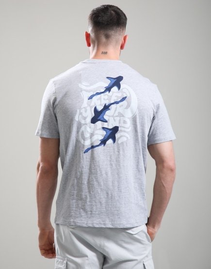 Napapijri S-Elior T-Shirt Light Grey Melange