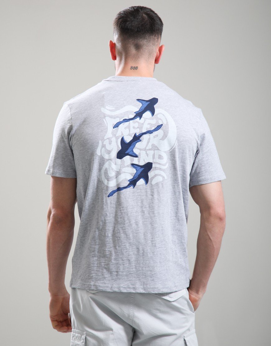 Napapijri S-Elior T-Shirt Light Grey Melange
