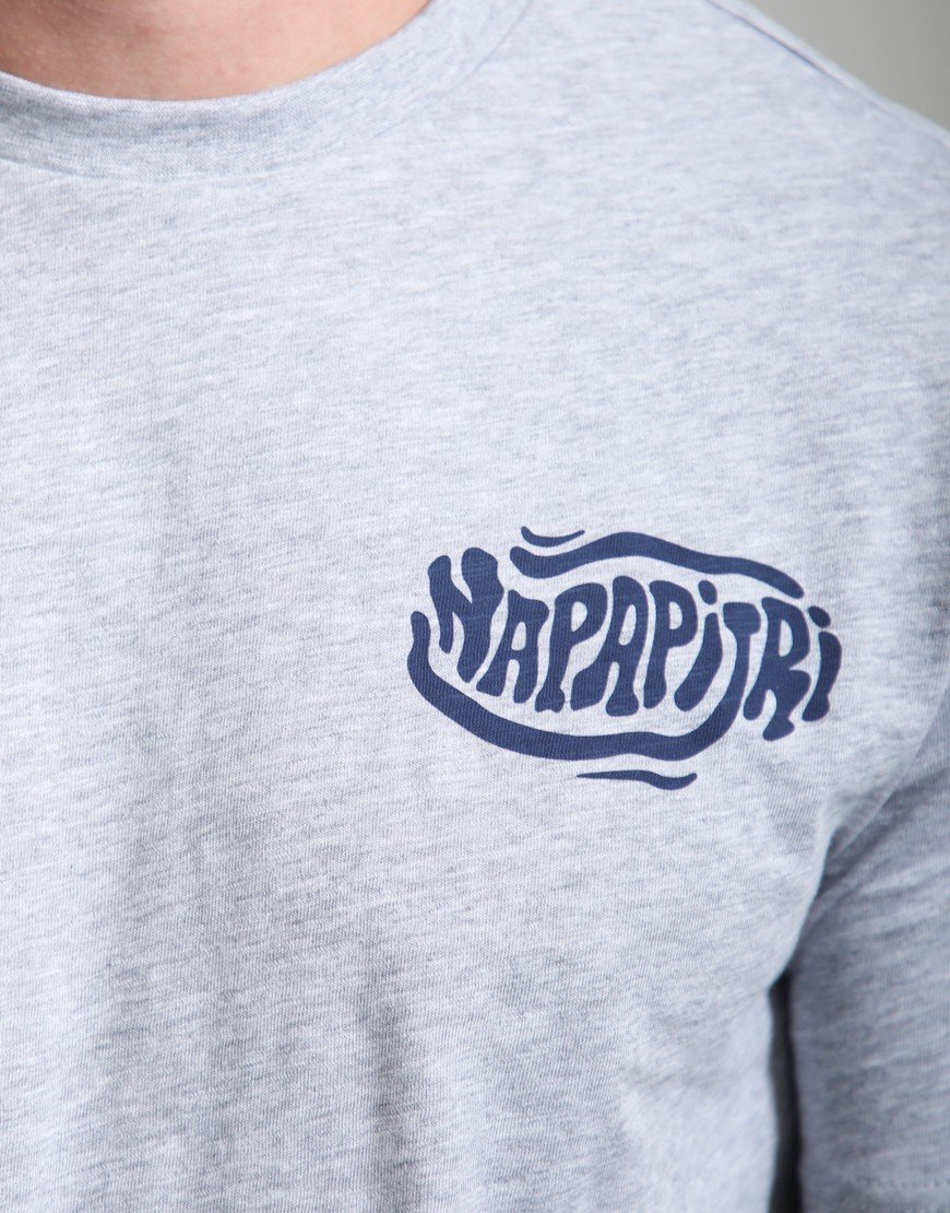 Napapijri S-Elior T-Shirt Light Grey Melange