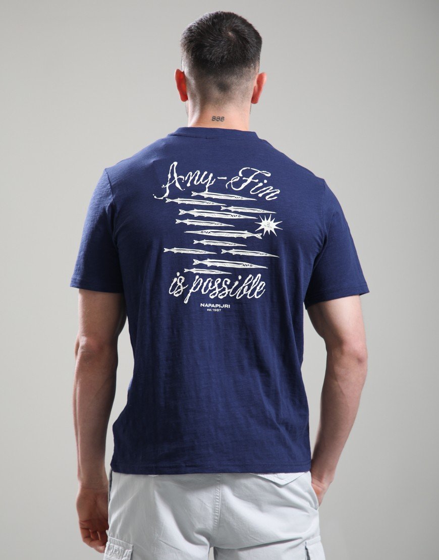 Napapijri S-Elior T-Shirt Naval Acade