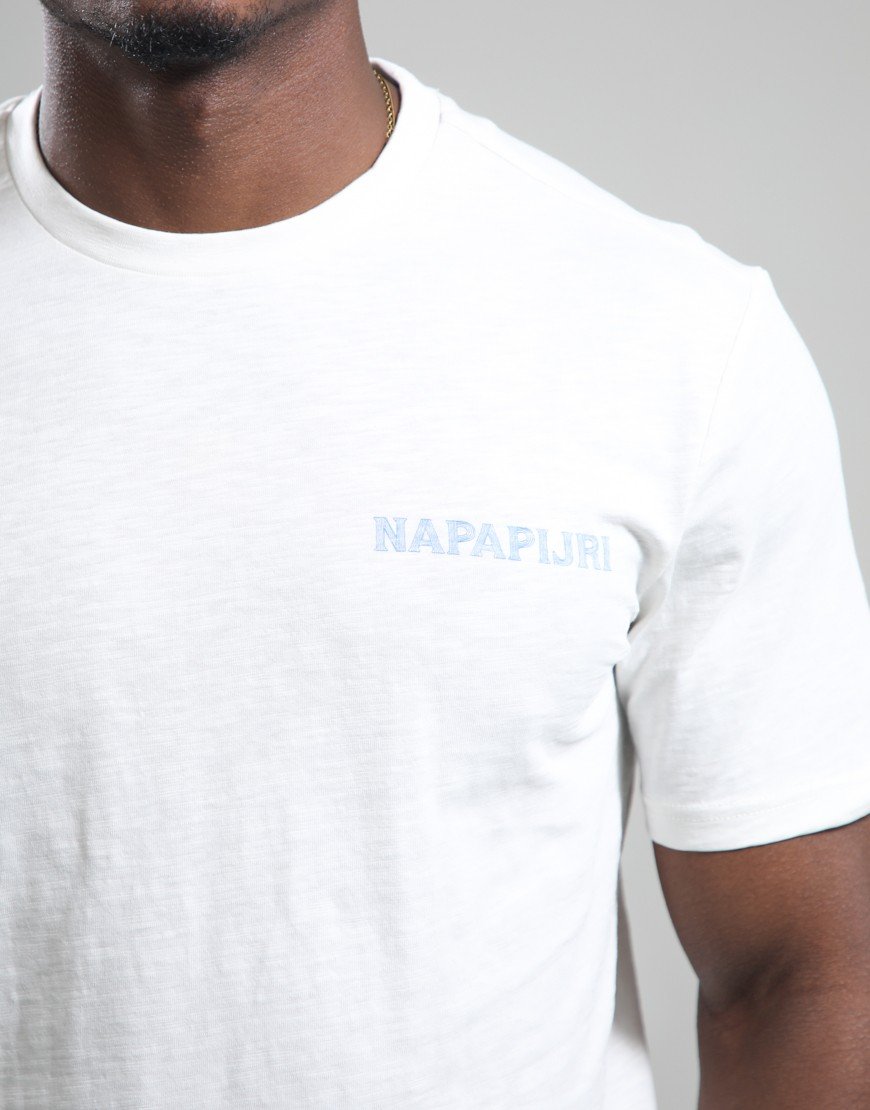 Napapijri S-Elior T-Shirt White Whisper