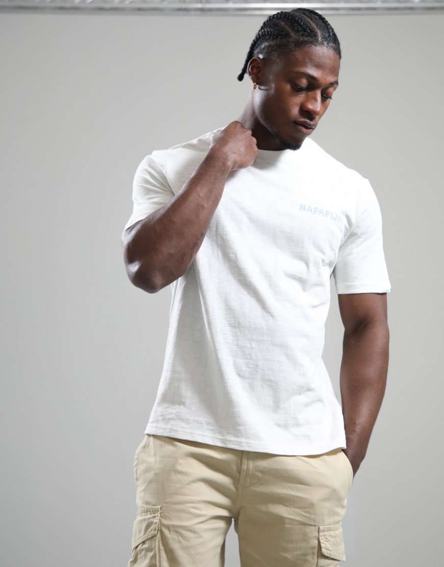 Napapijri S-Elior T-Shirt White Whisper