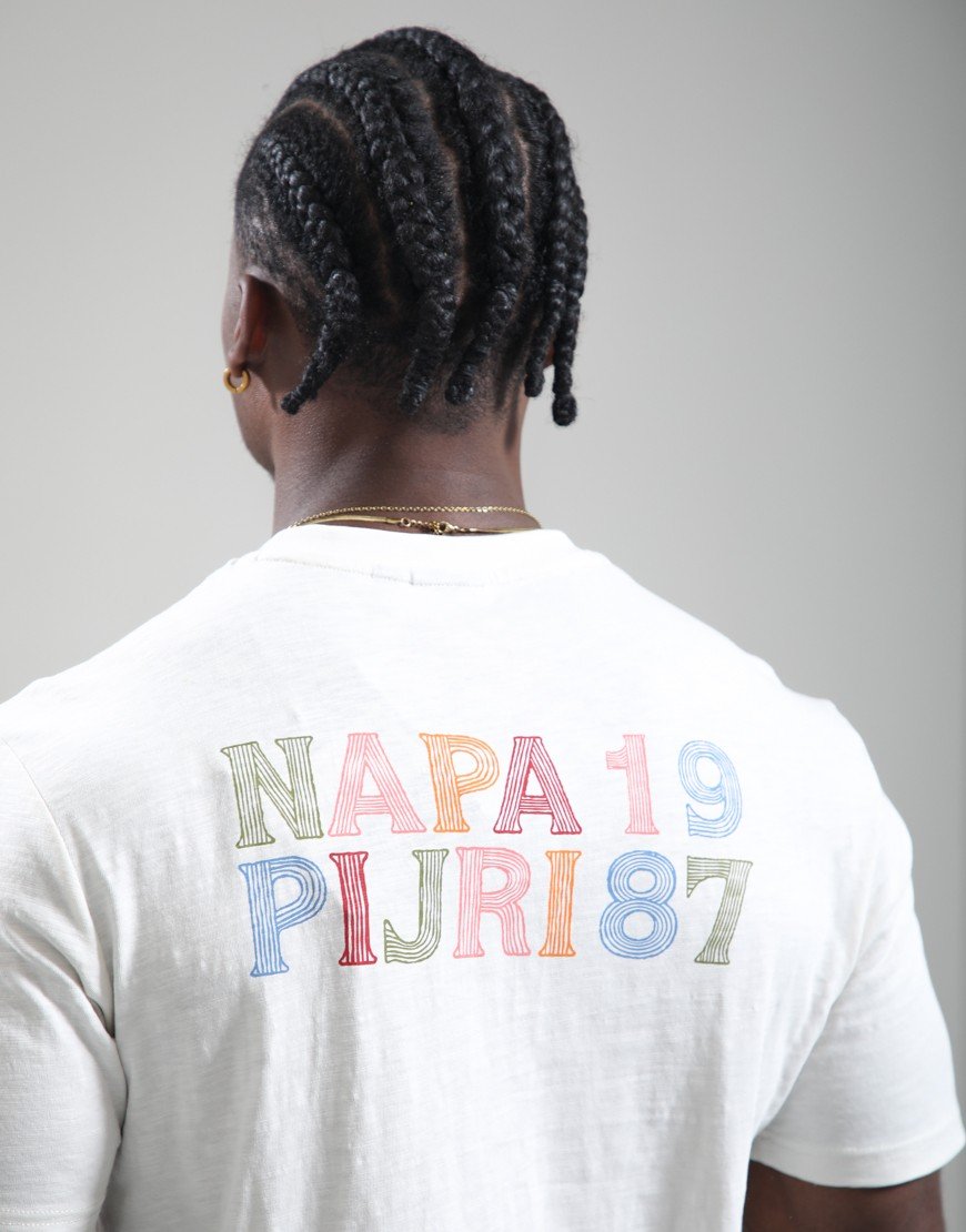Napapijri S-Elior T-Shirt White Whisper