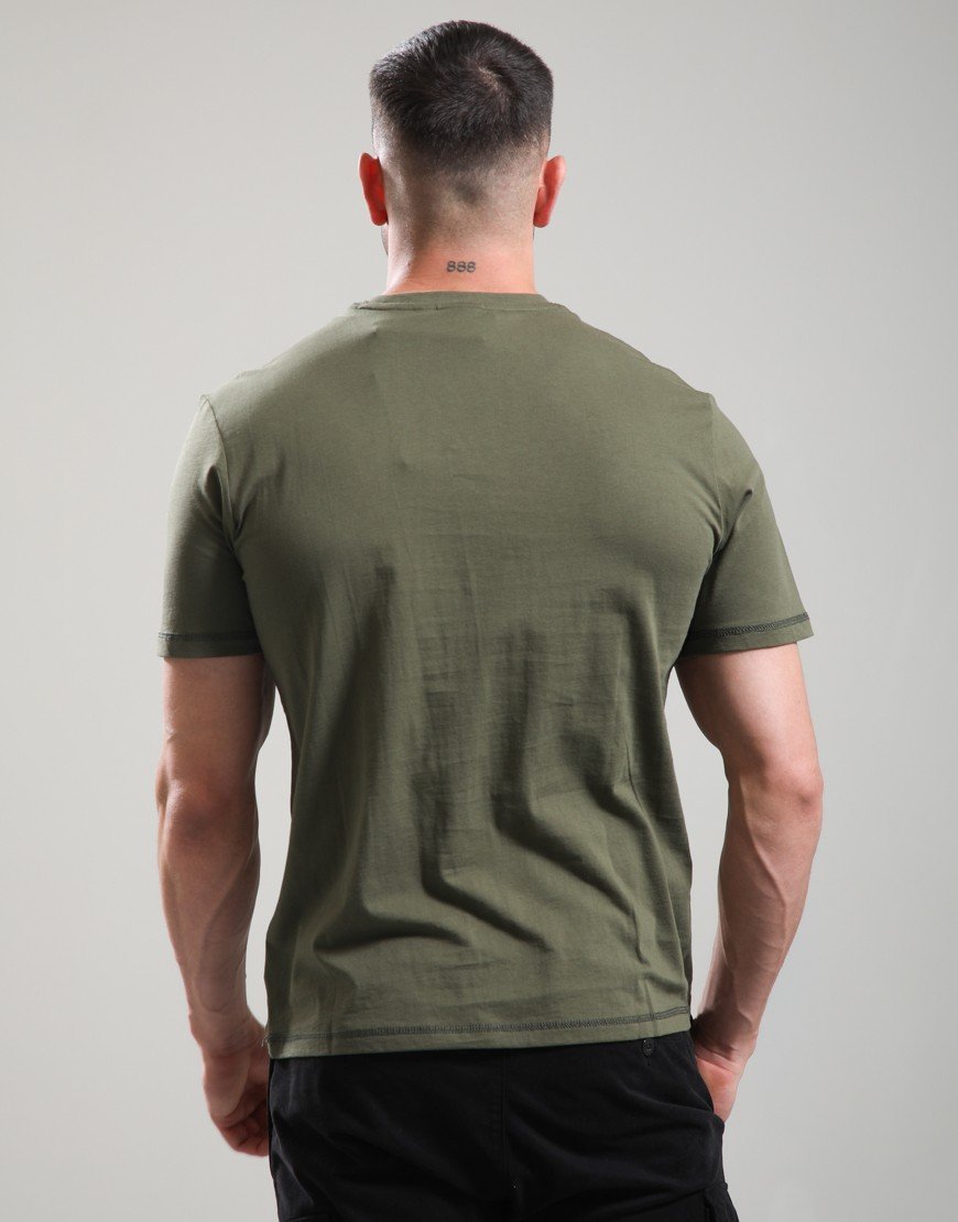 Napapijri S-Flag Tiki T-Shirt Olive Night