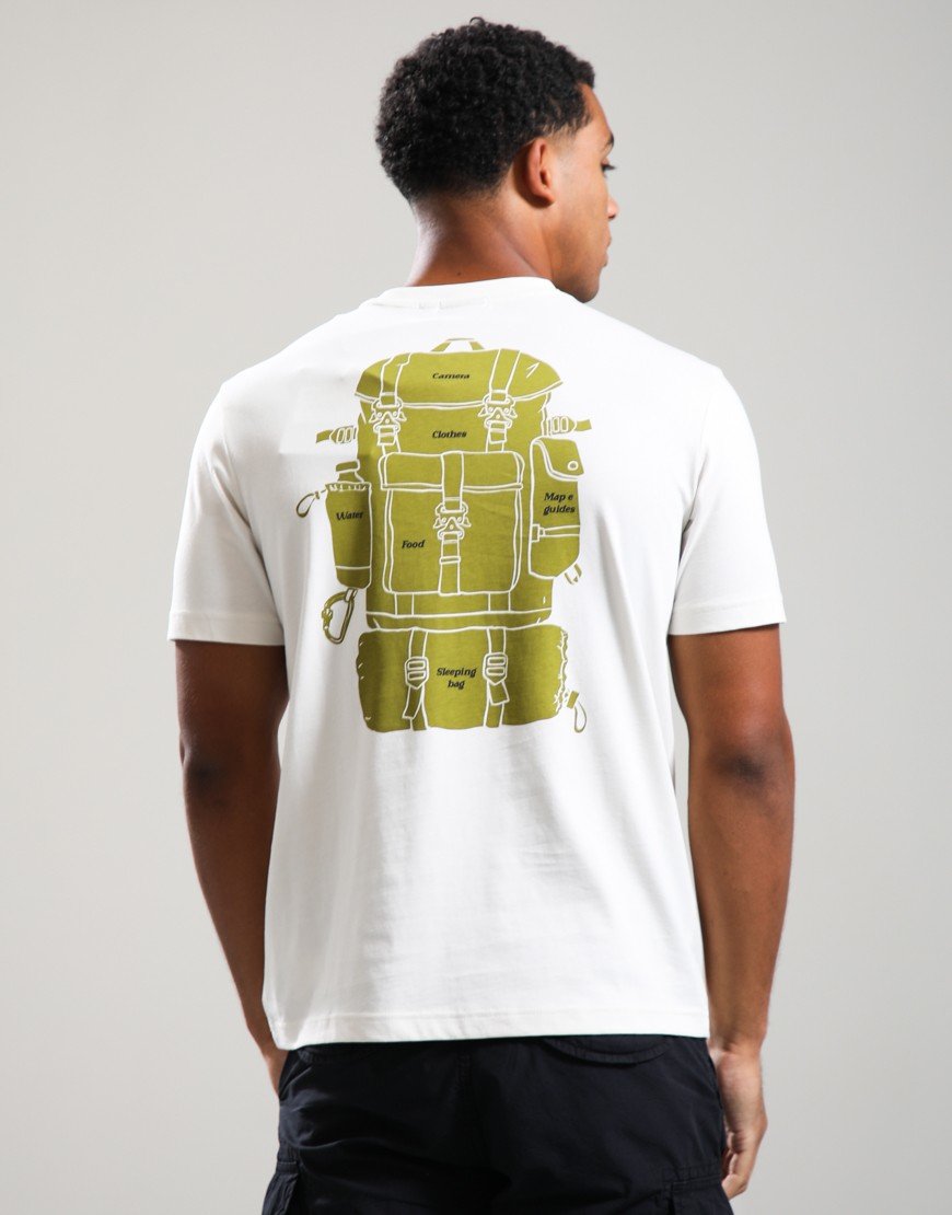 Napapijri S-Flint T-Shirt  White Whisper