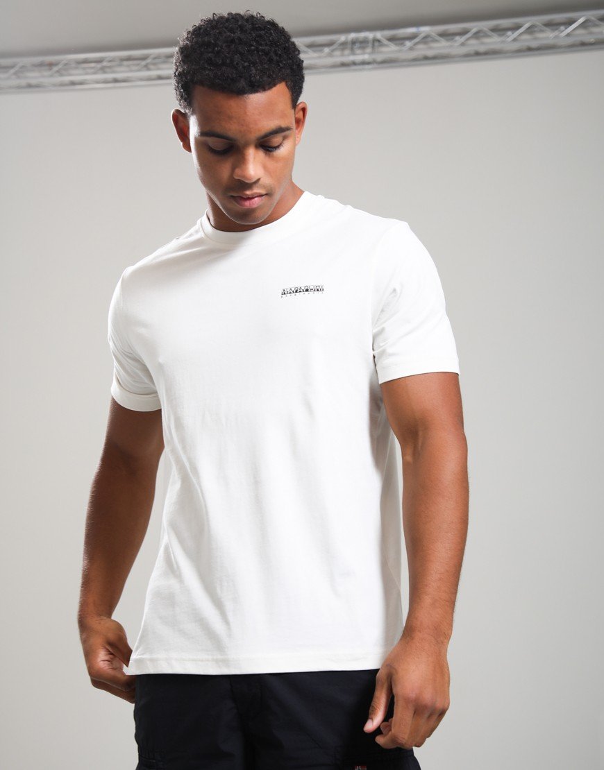 Napapijri S-Flint T-Shirt  White Whisper