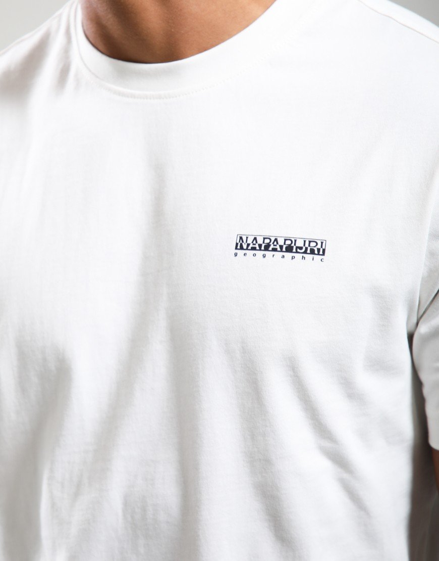Napapijri S-Flint T-Shirt  White Whisper