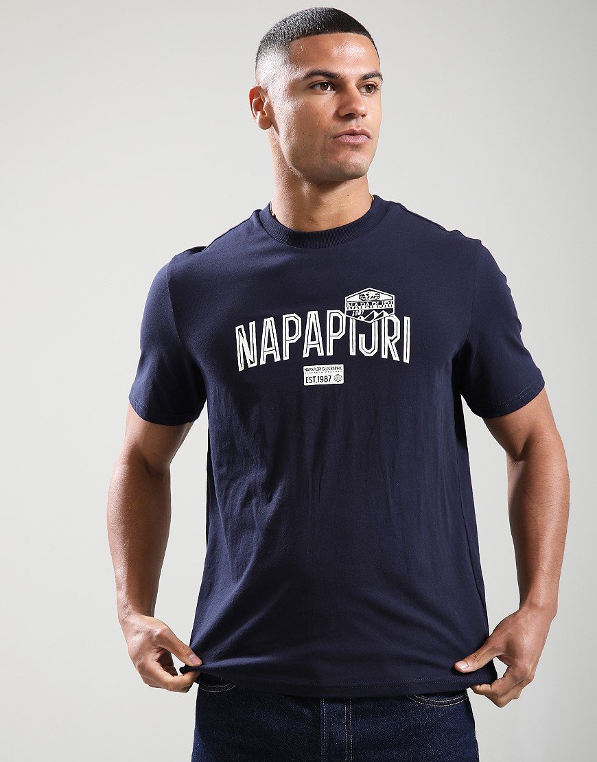Napapijri S-Funes T-Shirt Blu Marine