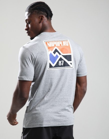 Napapijri S-Guide T-Shirt Medium Grey Melange