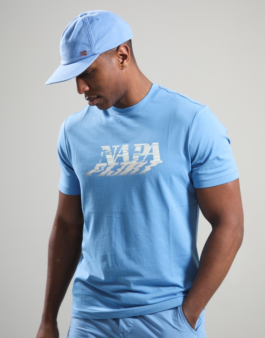 Napapijri S-Lodestar T-Shirt Blue Jasper