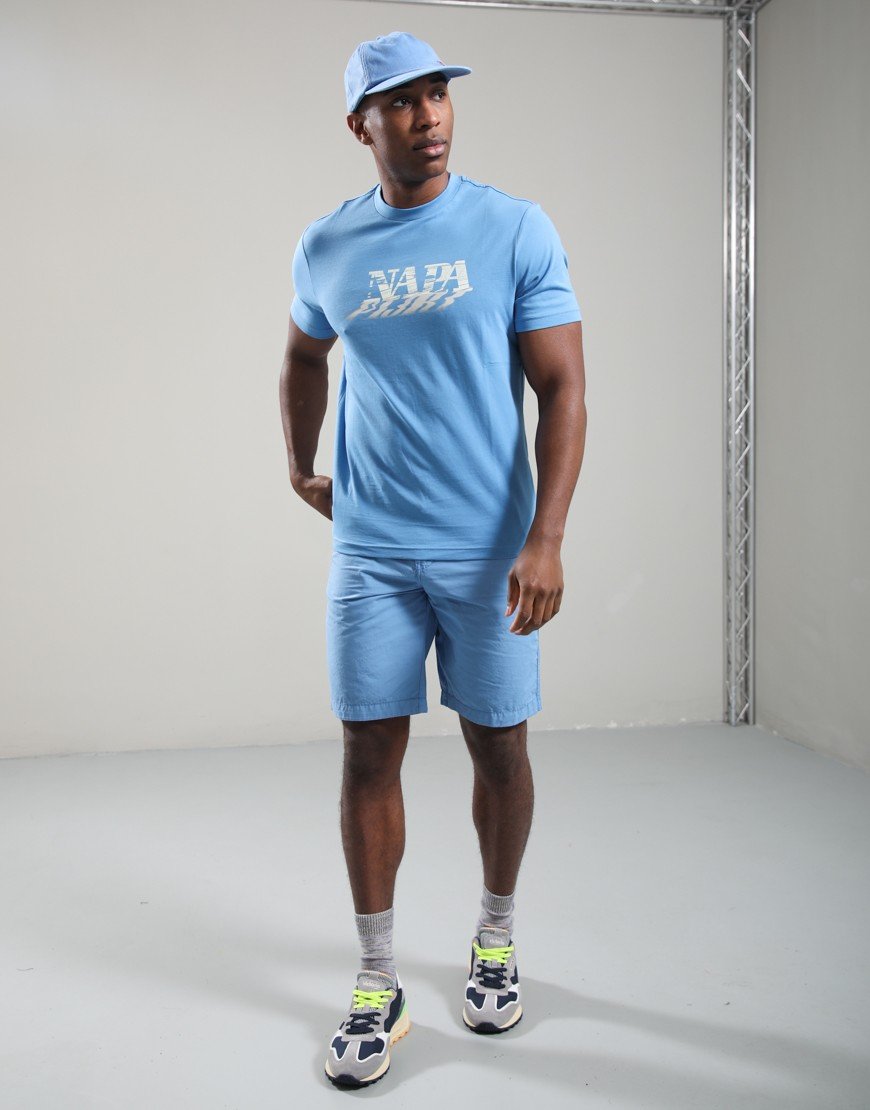 Napapijri S-Lodestar T-Shirt Blue Jasper