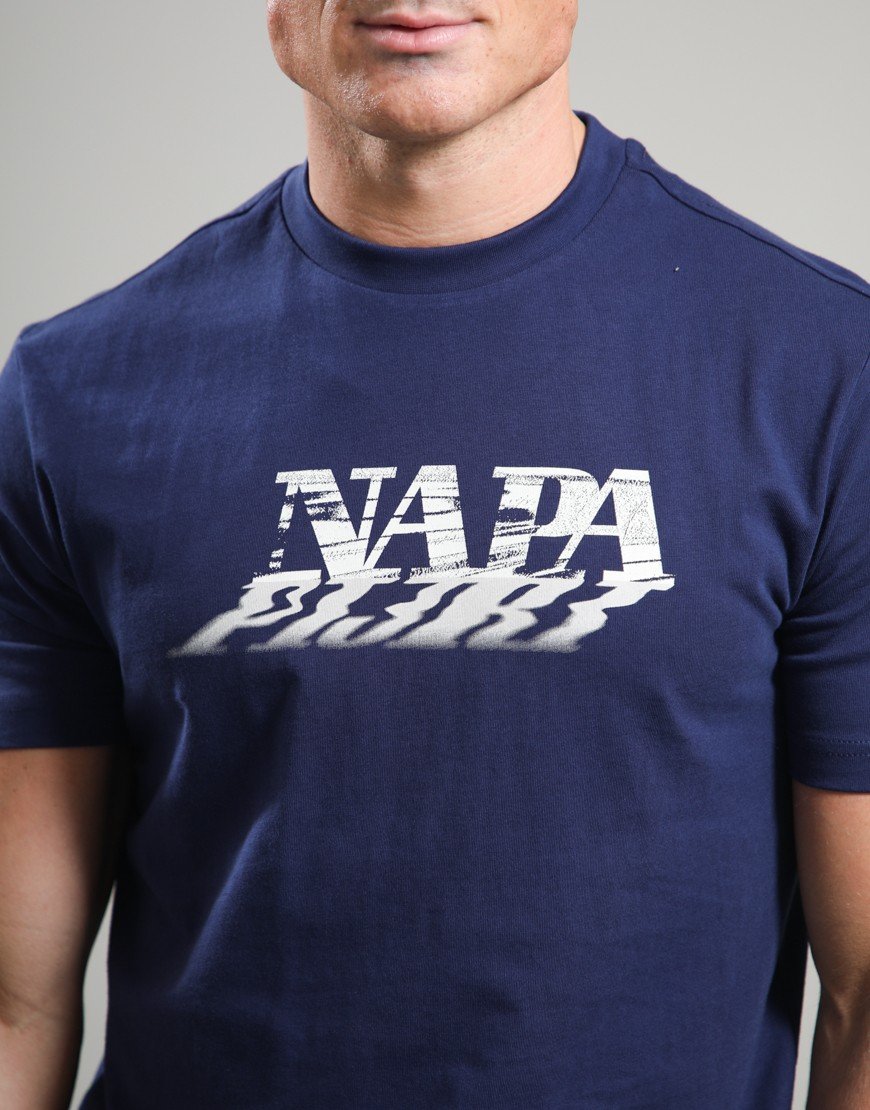Napapijri S-Lodestar T-Shirt Naval Acade B2Q