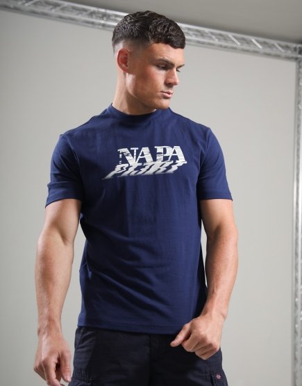Napapijri S-Lodestar T-Shirt Naval Acade B2Q