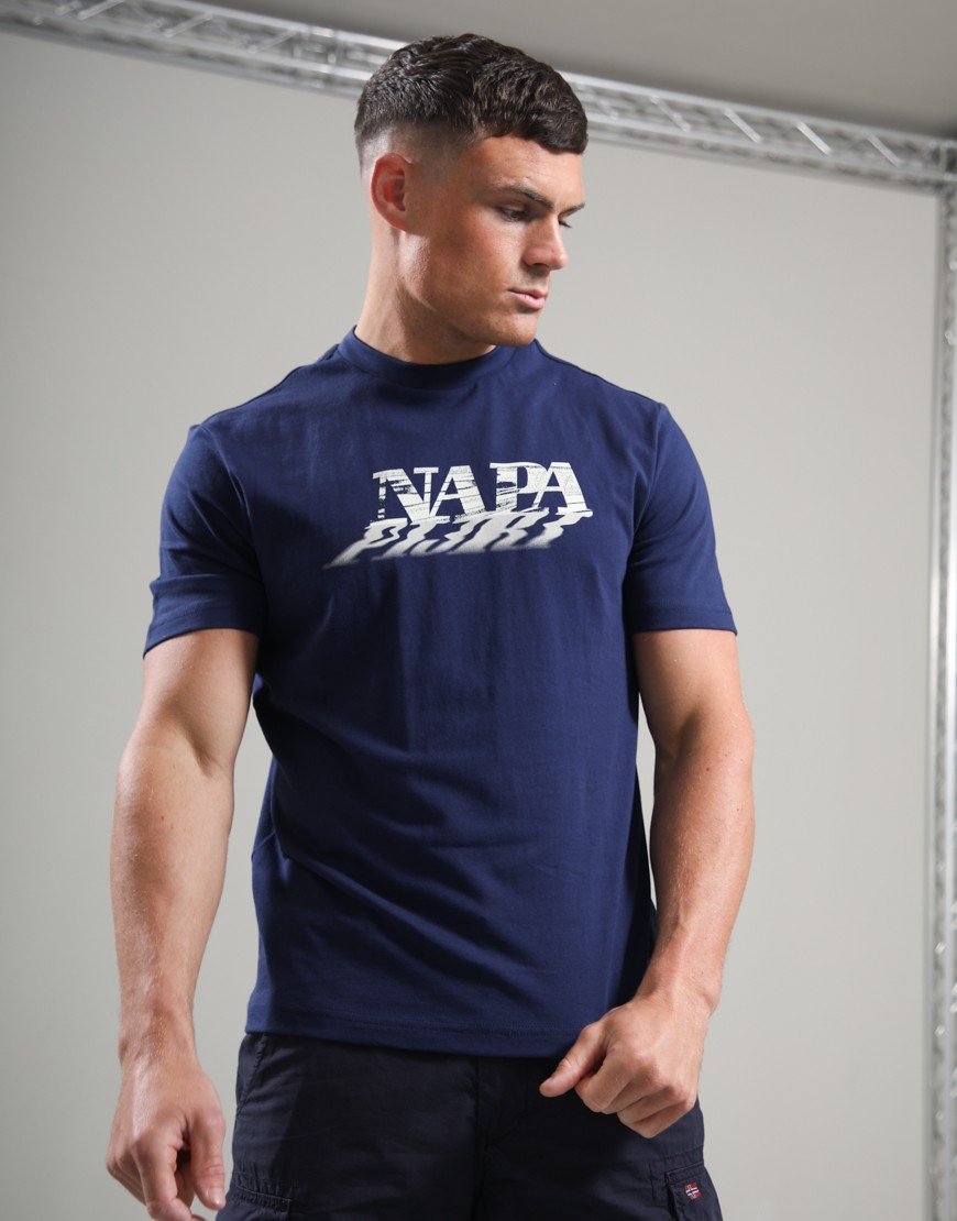 Napapijri S-Lodestar T-Shirt Naval Acade B2Q