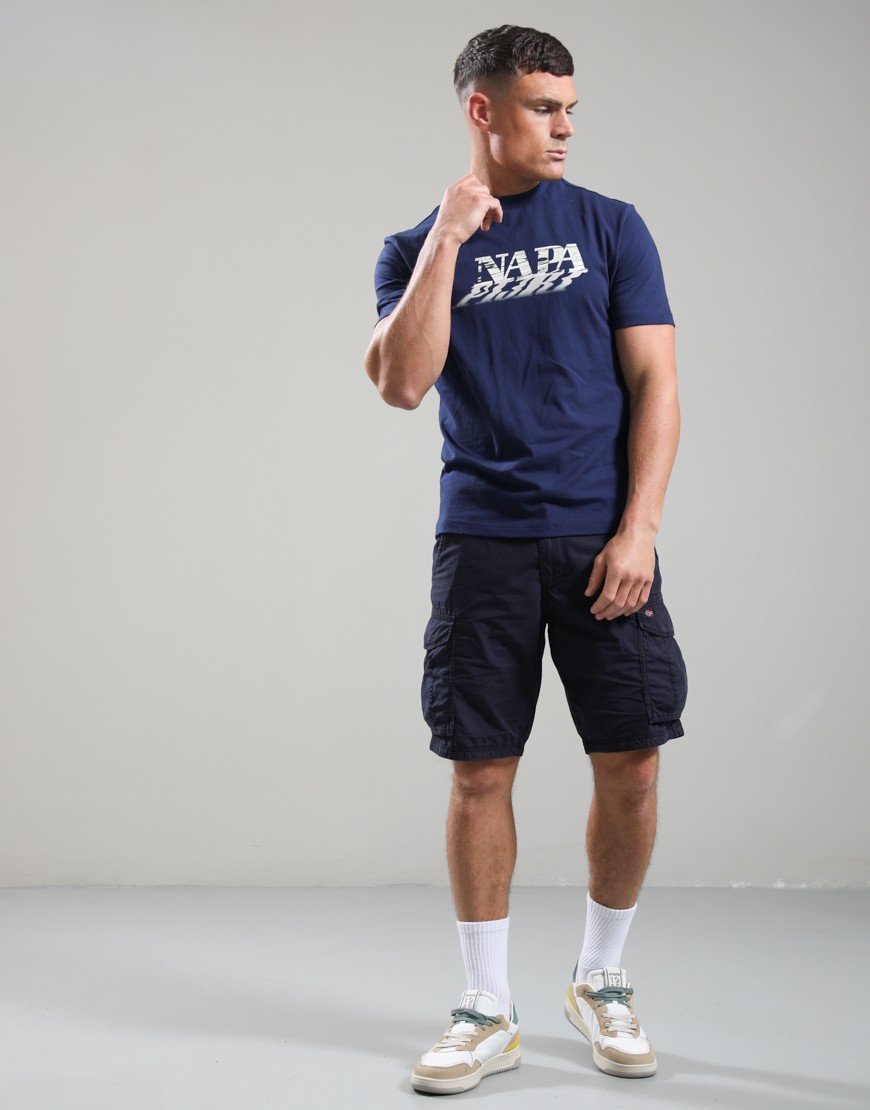 Napapijri S-Lodestar T-Shirt Naval Acade B2Q