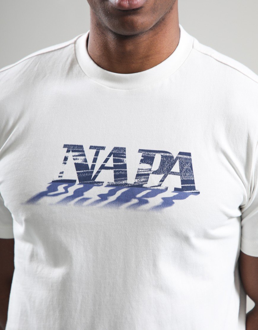 Napapijri S-Lodestar T-Shirt White Whisper