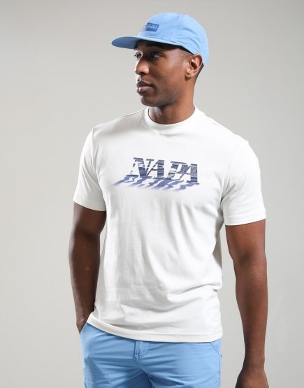 Napapijri S-Lodestar T-Shirt White Whisper