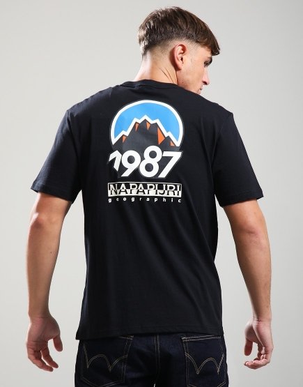 Napapijri S-Montepiana T-Shirt Black Beauty