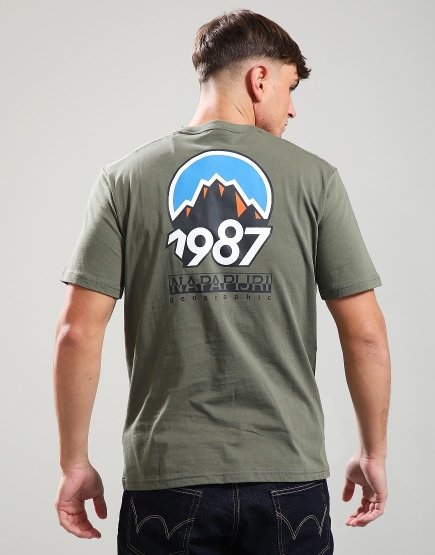 Napapijri S-Montepiana T-Shirt Tea Leaf G0A