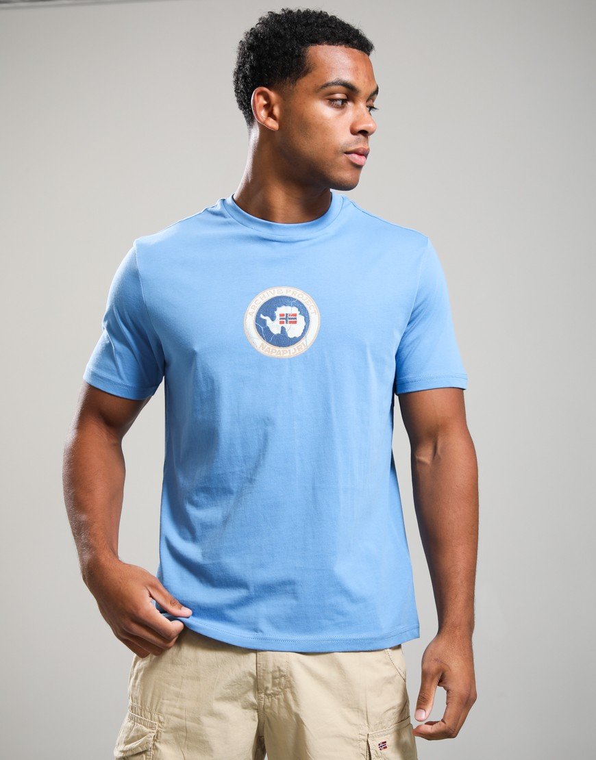 Napapijri S-Phos T-Shirt  Blue Jasper B9A