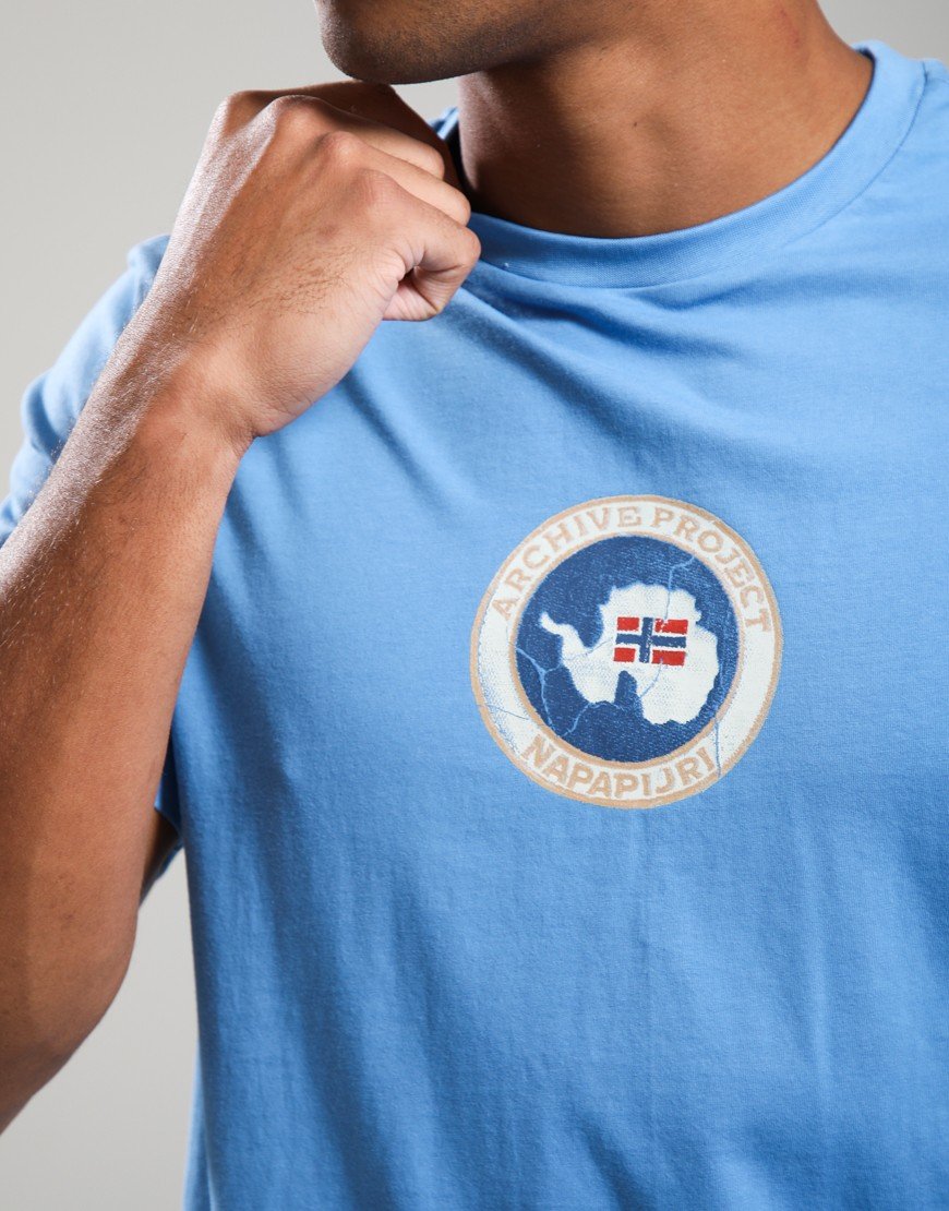 Napapijri S-Phos T-Shirt  Blue Jasper B9A